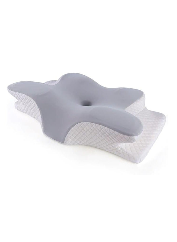 general Orthopedic memory foam pillow, cervical pillow, ergonomic, suitable for side sleepers, tummy sleepers, and back sleepers - Image 1