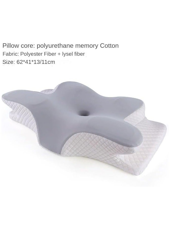 general Orthopedic memory foam pillow, cervical pillow, ergonomic, suitable for side sleepers, tummy sleepers, and back sleepers - Image 2