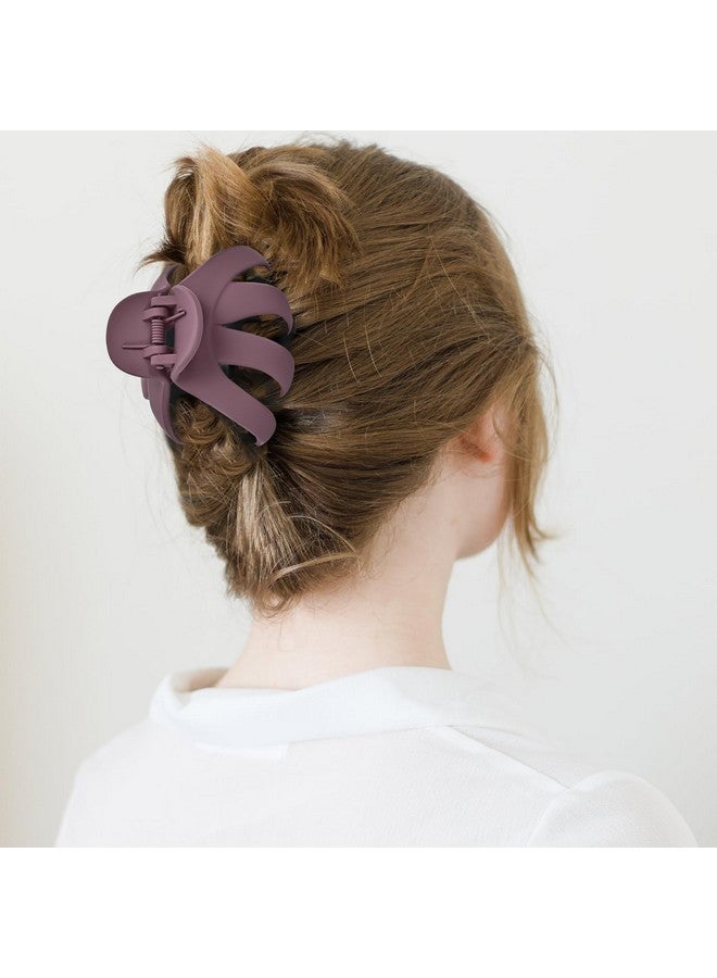 Lolalet Lolalet Octopus Hair Claw Clips, 5 Pack Non-slip Jaw Clips Medium Hair Clamps for Thick Curly Long Hair, Wide Grip Hair Accessories for Women -Style C  - Image 5