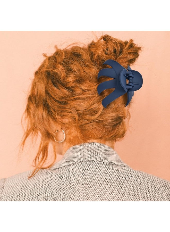 Lolalet Lolalet Octopus Hair Claw Clips, 5 Pack Non-slip Jaw Clips Medium Hair Clamps for Thick Curly Long Hair, Wide Grip Hair Accessories for Women -Style C  - Image 2