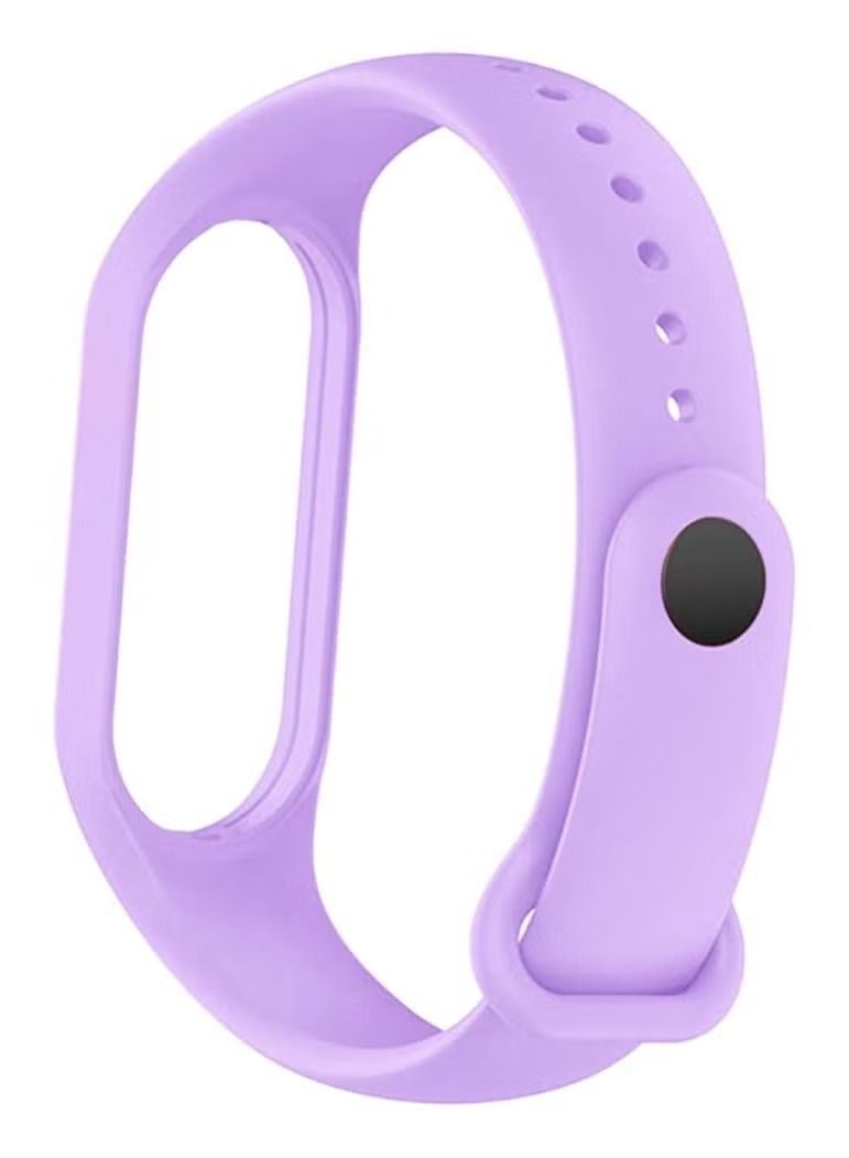 Zaboon Replacement Strap for Xiaomi Mi Band 7 Silicone Watch Band Smartwatch Wristband Bracelet (Light Purple) - Image 4