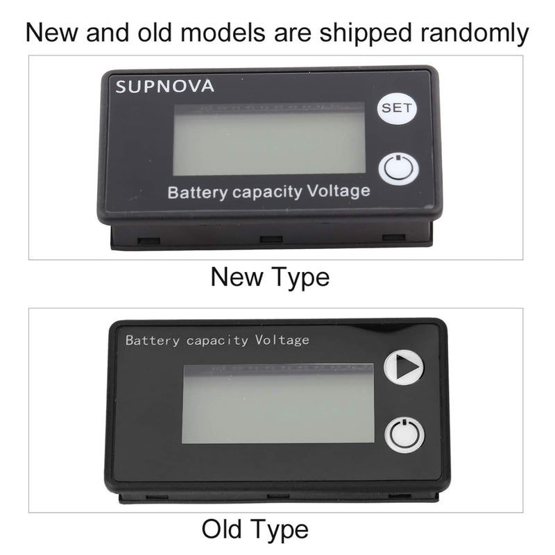 لأنظمة 12V 24V 36V 48V 60V 72V 84V، مؤشر سعة البطارية وقياس الجهد بشاشة LCD رقمية، اختبار DC من 8V إلى 100V للبطاريات الرصاصية وأيون الليثيوم، مع إنذار أبيض وطاقة ((10-100V) أزرق + - Image 5