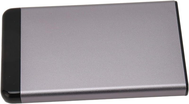 woobles Portable Hard Drive, Ultra Thin External Hard Drive 2.5 Inch for TV (160GB)-160GB Grey - Image 1