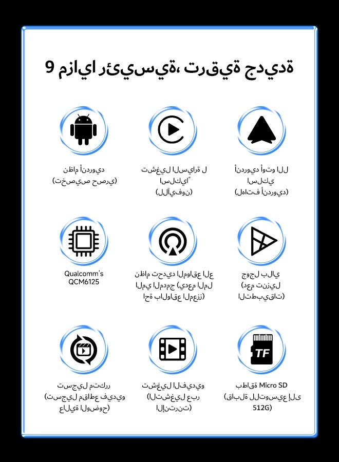 كار لينكيت كارلينكيت اللاسلكية كاربلاي منظمة العفو الدولية صندوق أندرويد 13 4 جيجابايت + 64 جيجابايت كاميرا مسجل 1080 وعاء داشكام غس كسم 6125 8 النوى الروبوت صندوق التلفزيون 4 جرام لت الفيديو التطبيق اللعب مخزن - Image 4