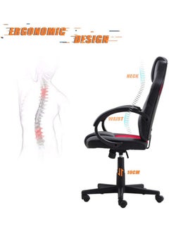 Roman Gifts Ergonomic Office Chair Racing Gaming Chair with Backrest 360 Swivel Home Office Chair, Height Adjustable Padded Seat  - Image 5