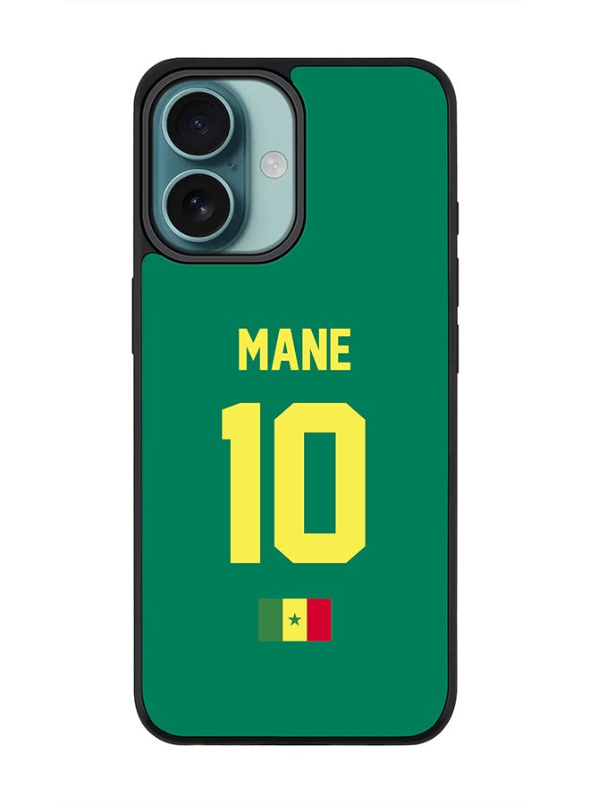 Stylizedd For iPhone 16 Case [Compatible with MagSafe] Slim Magnetic cover Phone Case iPhone 16 -Football - Senegal  Mane - Image 1