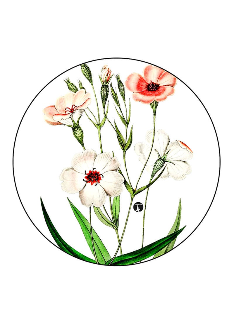 RKN Flowers Printed Mouse Pad  Multicolour
