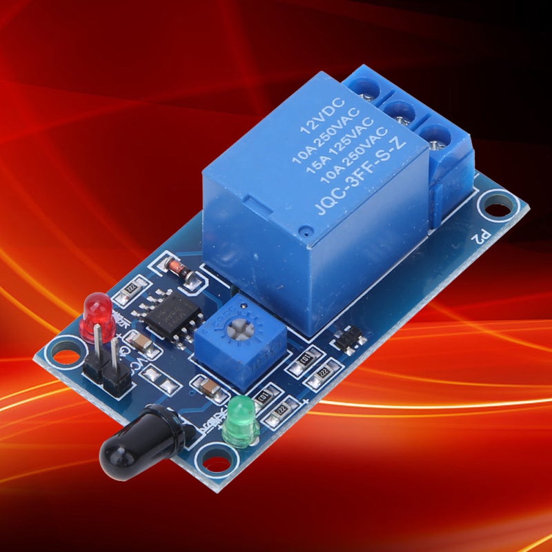 Tongling Flame Detection Sensor Module 50 X 26mm Adjustable Sensitivity - 60° Detection Angle Fire Detector Sensor for Fire Alarm Systems - Image 4