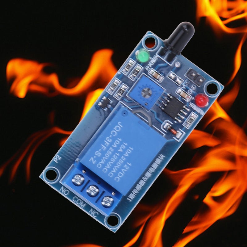 Tongling Flame Detection Sensor Module 50 X 26mm Adjustable Sensitivity - 60° Detection Angle Fire Detector Sensor for Fire Alarm Systems - Image 5