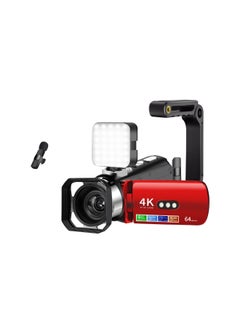 Generic D9 2k HD Digital Camera All Black Matte Colorful Night Vision Video Dv Beauty WiFi-Body Color:D9 Black + Lens Hood  - Image 5