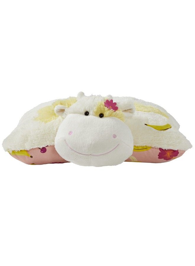 Pillow Pets Sweet Scented Banana Cow Stuffed Animal Plush Toy White - Image 3