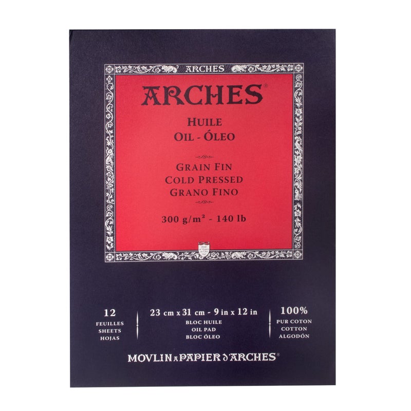 Arches Oil Painting Pad 9x12