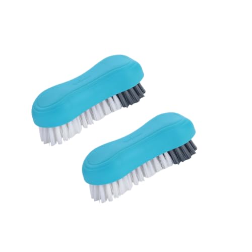 Sparkmate By Crystal Premium Cloth Brush, with Soft & Hard Bristles, Assorted, Plastic (Pack of 2) - Image 1