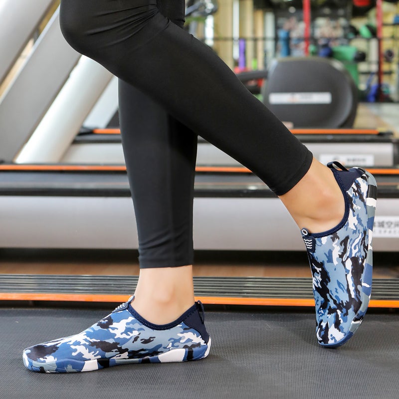 Cushioned Fitness Shoes for Yoga  Running CK118 dark blue 