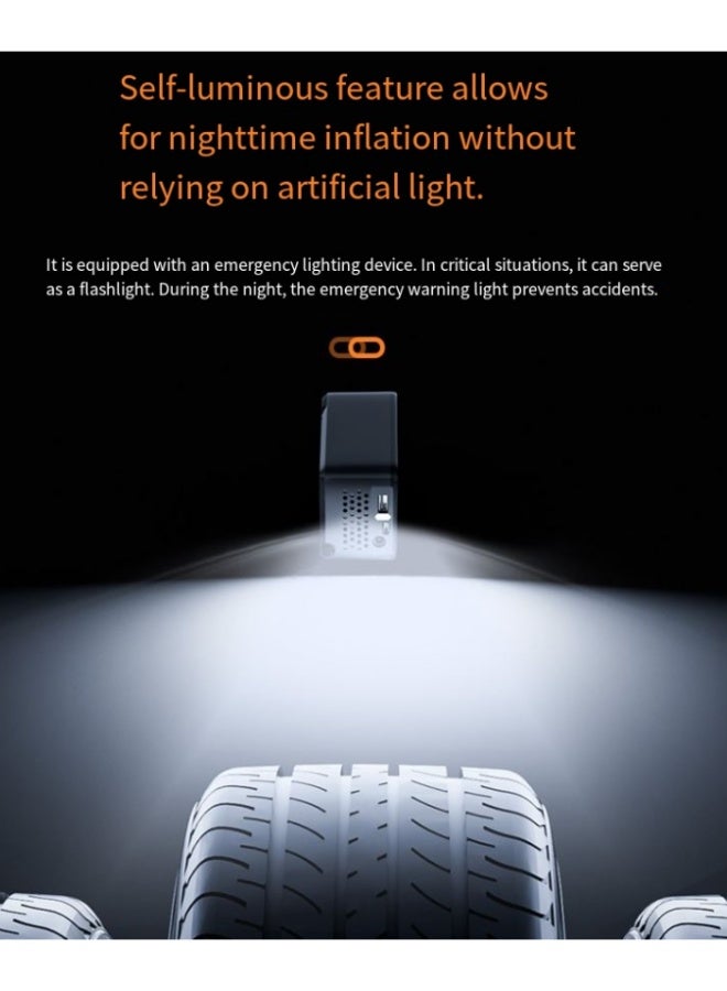 Car air pump, motorcycle air pump, bicycle air pump, mountain bike air pump, tire inflation pump, intelligent digital display electric inflation machine - Image 5