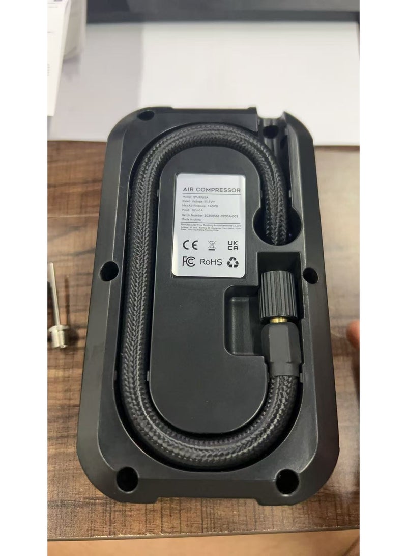 Car air pump, motorcycle air pump, bicycle air pump, mountain bike air pump, tire inflation pump, intelligent digital display electric inflation machine - Image 3