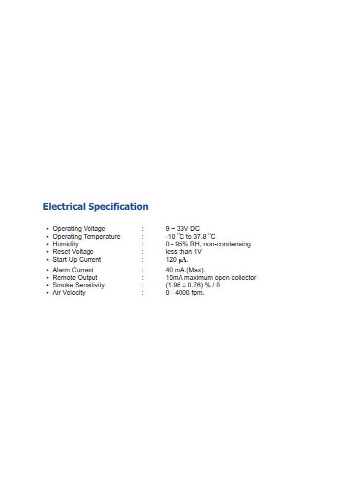 CONVENTIONAL PHOTOELECTRIC SMOKE DETECTOR  - Image 3