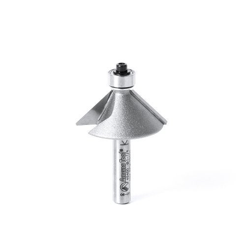 Amana Tool - 49400 Carbide Tipped Chamfer 45° x 1-1/4 Dia x 1/2 x 1/4" Shank - Image 1