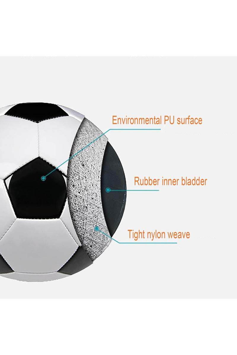 جيج بي في مدرسة كرة القدم الابتدائية والثانوية مخيط رقم 5 منافسة سلسة كرة القدم التدريب (أبيض وأسود) - Image 2