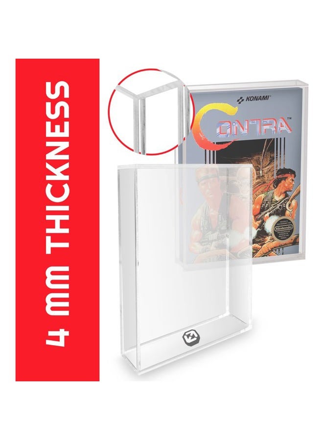 EVORETRO Acrylic Display Protector Designed for Nintendo NES Game Box - Clear Protective Case for Retro Video Games Collections (4.0MM - Pack of 2) - Image 3