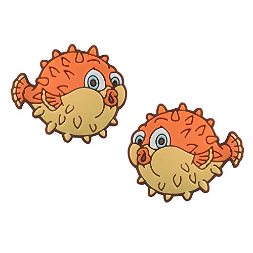 Racket Expressions Blowfish Cute Animals Tennis Dampener for Kids Racket Shock Absorber 2 Pack - Image 1