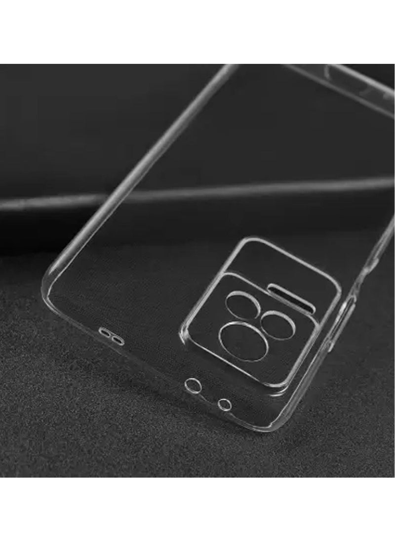 Techie - جراب Techie Xiaomi Redmi K40S / Xiaomi Poco F4 TPU الناعم ذو الزاوية الشفافة الرفيعة للغاية المقاوم للصدمات ومضاد لبصمات الأصابع وغطاء خلفي شفاف واقٍ - Image 1