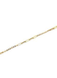 Gold Zone Real Gold Paper Clip Round Twisted Adjustable Size Bracelet 0278-VIII BR1494  - Image 3