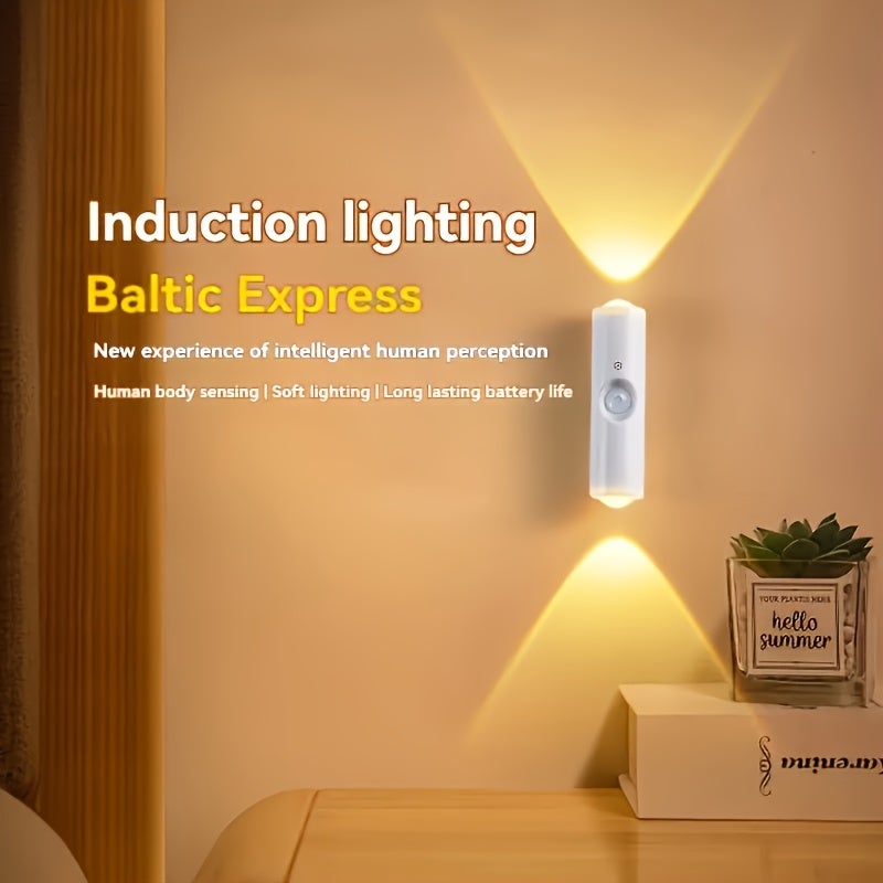 Three Kinds of Light Charging Night Light, Double-Head LED Wall-Mounted Induction Lamp, Dimmable 3 Colors (Warm White/Neutral/Cool White), Charging, Suitable for Living Room, Bedroom, Corridor, Lighting, Suitable for 11 Festivals - Image 2