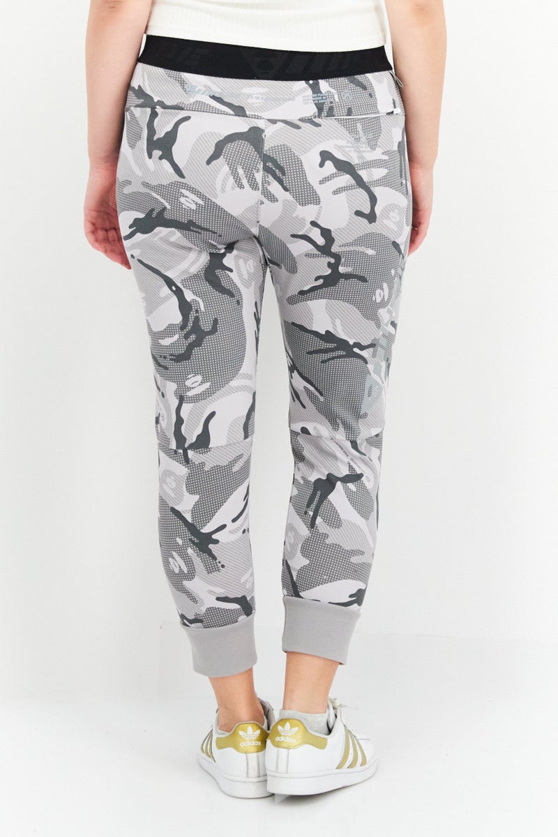 Aape By A Bathing Ape Women Camouflage Side Pocket Sweatpants, Grey Combo - Image 4