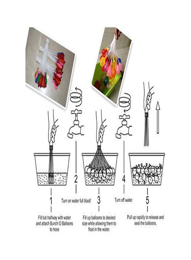NIBEMINENT 111-Piece Decorative Party Water Balloon Set - Image 3