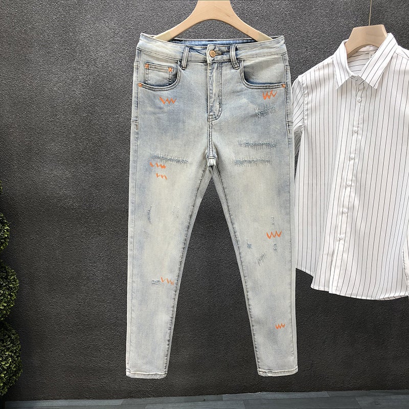 Unisex Classic Denim Jeans Loose Fit Daily Outdoor Wear - Image 5