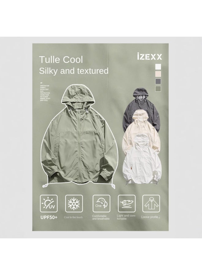 Izexx إيزكس 2025 ملابس واقية من الشمس للرجال رقيقة مع غطاء رأس صيفية جديدة - Image 4