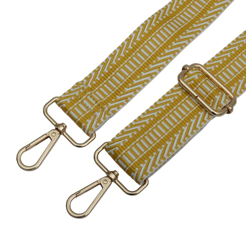 Styzere Adjustable Purse Strap Replacement for Women, 1.5" Wide Crossbody Shoulder Strap Bag Strap Boho Handbag Strap (Design B) - Image 4
