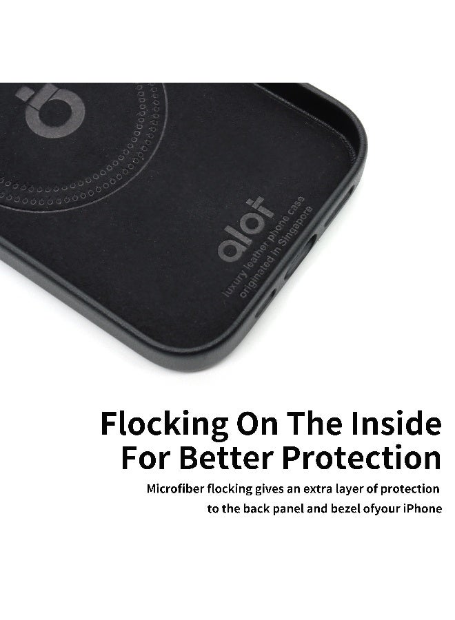 ALot ARISTO CASE FOR I PHONE 16 PRO BLACK Technical Magnetic +Nickle logo - Image 5