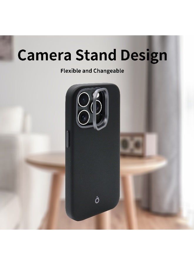 ALot ARISTO CASE FOR I PHONE 16 PRO BLACK Technical Magnetic +Nickle logo - Image 3