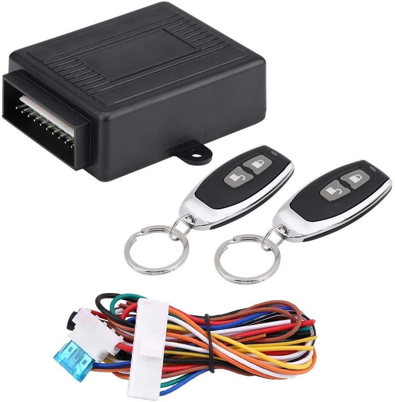 woobles Universal Car Remote Central Kit Door Lock Vehicle Keyless Entry System DC 12V - Image 1