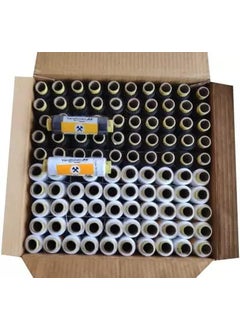 Shop & Shoppee Shop & Shoppee 100% Polyester Sewing Threads 100 Tubes(300 M Each) for Sewing, Tailoring, Machine and Hand Stitching Spools Thread (300 m, Pack of 50 - Black and 50 - White Tubes)  - Image 2