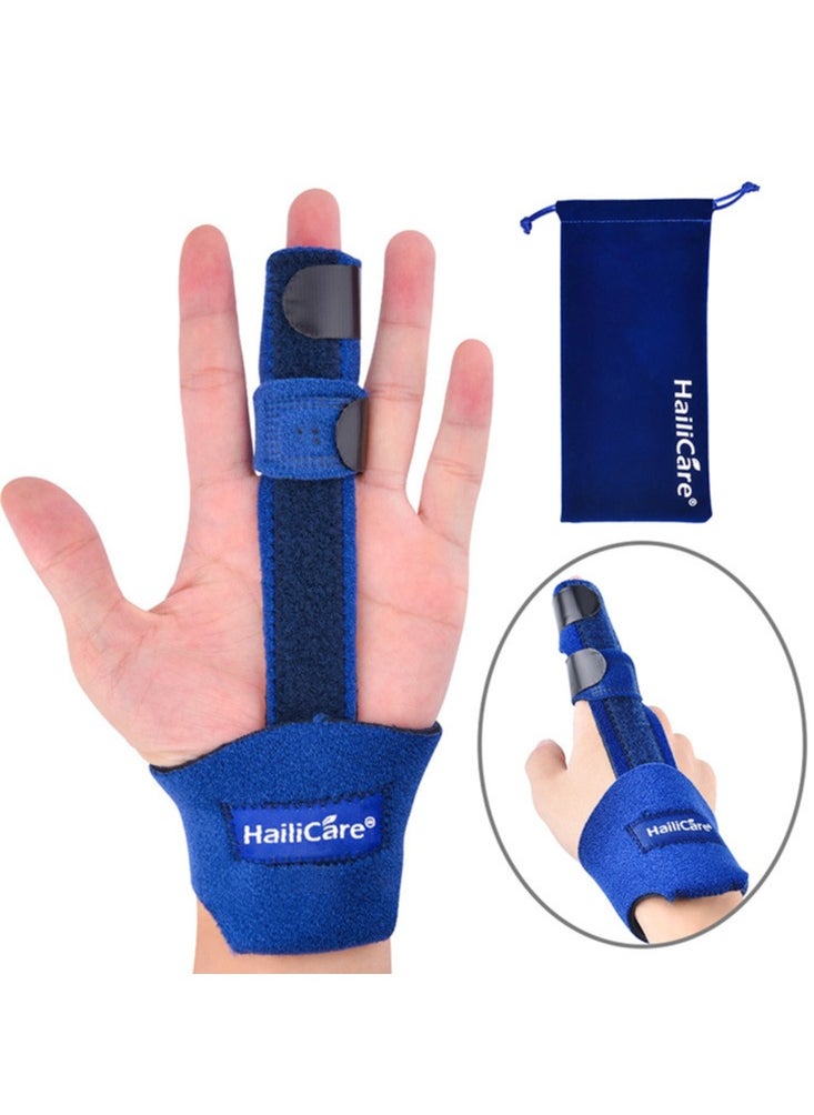 HailiCare Finger Extension Splint for Trigger Finger Mallet Finger Finger Knuckle Immobilization Finger Fractures Wounds Post-operative Care and Pain Relief  - Image 1