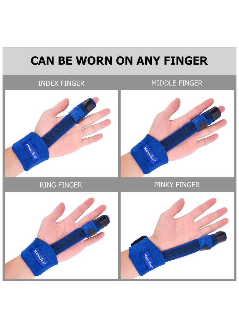 HailiCare Finger Extension Splint for Trigger Finger Mallet Finger Finger Knuckle Immobilization Finger Fractures Wounds Post-operative Care and Pain Relief  - Image 2