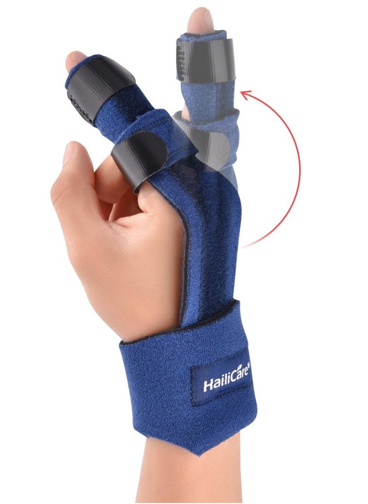 HailiCare Finger Extension Splint for Trigger Finger Mallet Finger Finger Knuckle Immobilization Finger Fractures Wounds Post-operative Care and Pain Relief  - Image 4
