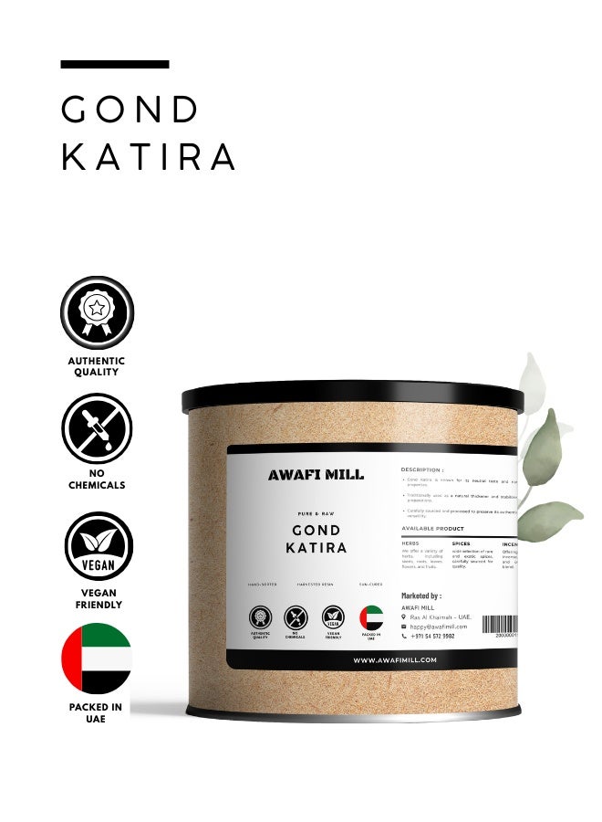 AWAFI MILL Gond Katira (Edible Tragacanth Gum) | Soak-to-Bloom Cooling Jelly for Sharbats & Falooda, Laddoos & Halwa, Kulfi, Dessert Toppings & Summer Drinks - 100 g | 3.5 Oz - Image 2