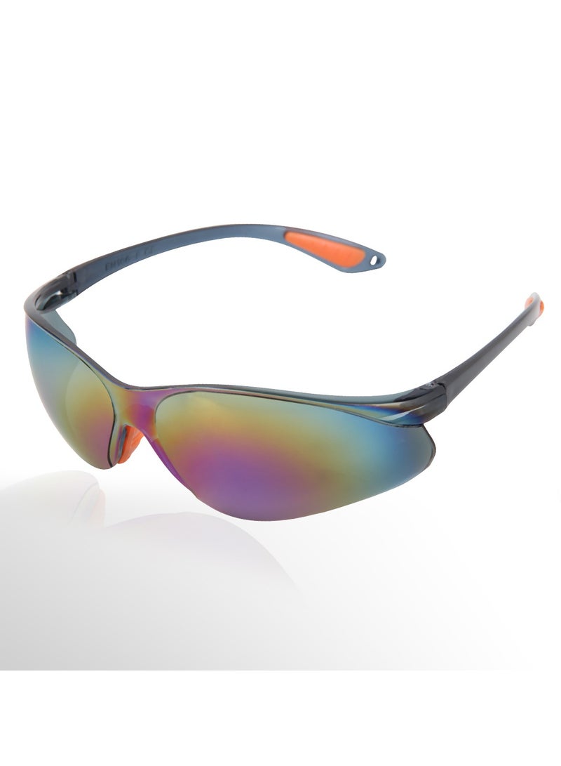 KSEIBI PE Safety Glasses/Alair, Safety Glasses with Blue Mirror Lens, Lightweight Protective Eyewear for Men Women, Glasses Impact Scratch Resistant, Certified Eye Protection Glasses, Work Glasses. - Image 1