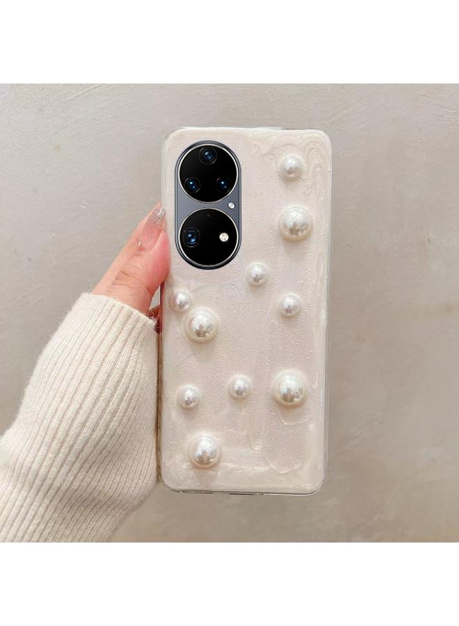 Zaboon Case For Huawei P50 Pro Cream Gum Decoden TPU Phone Case - Image 1