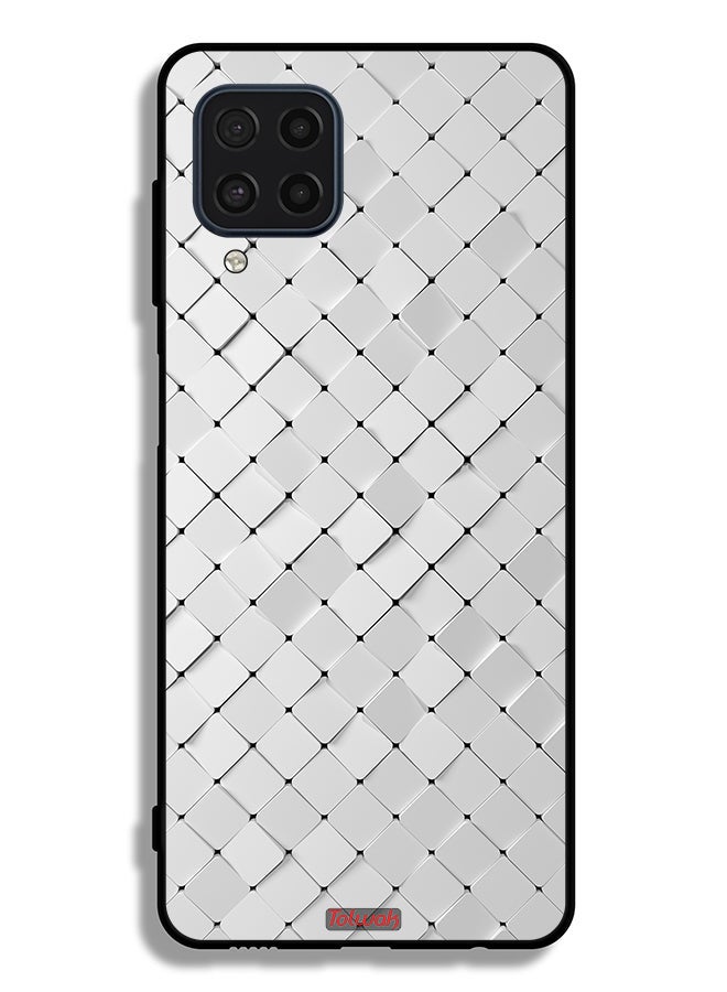 Tolwak Samsung Galaxy M32 4G Protective Case Cover Tiles Texture - Image 2