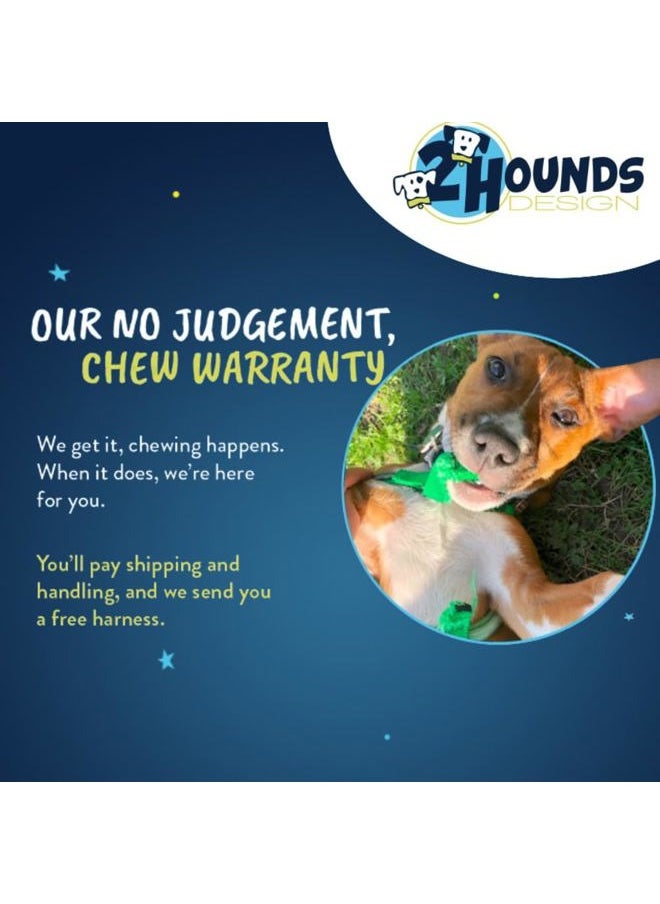 2 HOUNDS DESIGN Freedom No Pull Dog Harness, Adjustable Harness and Leash Set, Easy Walking & Comfortable Control, Fits Small, Medium & Large Dogs, Solid Colors, Made in USA, 1" MD, Teal  - Image 5