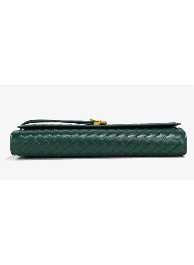Upbull Trendy Woven Evening Clutch Purses Women Underarm Shoulder Handbag Cute Satchels Crossbody Purse PU Leather Wallet - Image 4