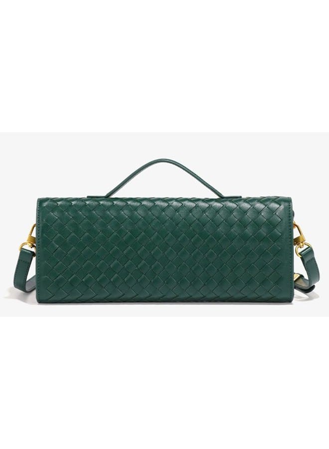 Upbull Trendy Woven Evening Clutch Purses Women Underarm Shoulder Handbag Cute Satchels Crossbody Purse PU Leather Wallet - Image 3