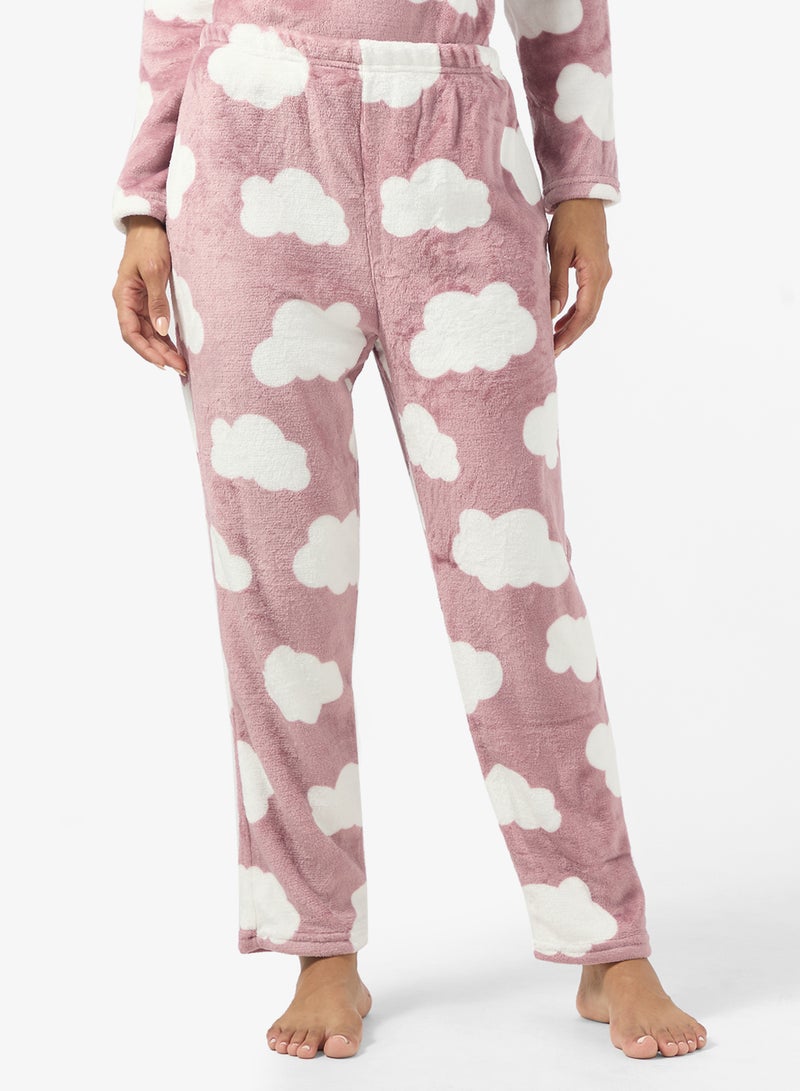 Ginger Cozy Fleece Top & Pant Set - Image 4