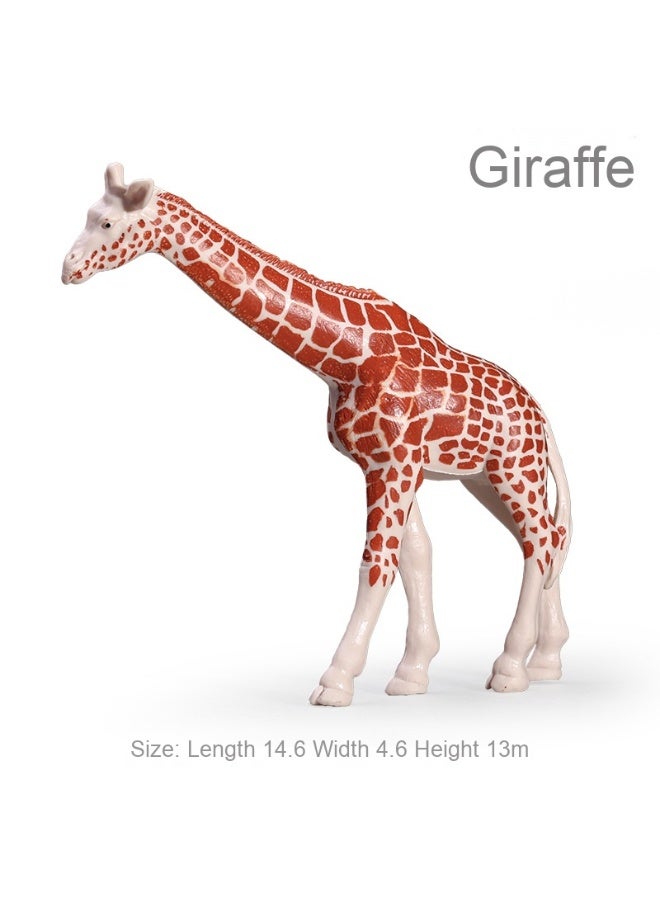 NIBEMINENT Realistic Wild Animal Models - Lion, Tiger, Cobra, Giraffe, Zebra, Crocodile