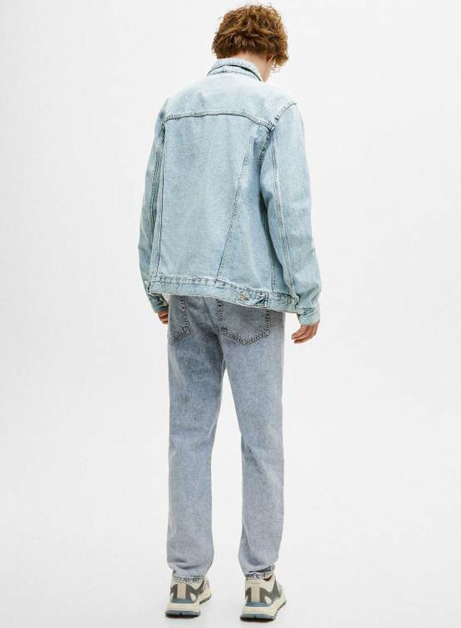 كوتي جاكيت جينز بجيوب مزدوجة من ستايلي - Image 3